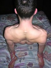 Young boy showing his flexibility along with his sexy feet