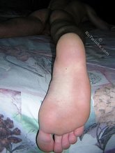 Young boy showing his flexibility along with his sexy feet