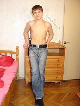 Dark-haired guy with a slim body teases you with these sexy abs
