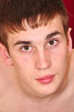 Dark-haired guy shows off his cock and sexy feet on camera