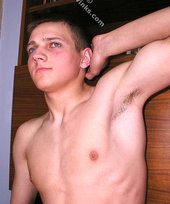 Blond-haired guy desperately wants to get hard