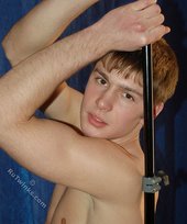 Horny boy with hairy legs teasing himself on cam