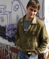 Dark-haired guy with a slim body teases you with these sexy abs