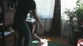 Twink boy gets tied up and kick around on the floor