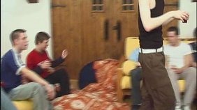 Twisted Twister game leads to a hardcore twink orgy