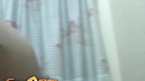 Intense masturbation from a big-dicked Asian hottie