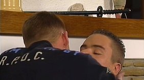 Short-haired hunk fucking that ass like crazy