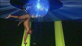 Disco drilling session featuring bendy/strong young boys