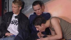 Gang-bang for the gang: twink orgy video in HD