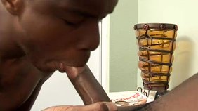 Black cop busts a ghetto thug and then fucks his tight ass