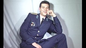 Russian military guys find a secluded spot to enjoy gay sex