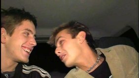 Gorgeous guys enjoying deepthroat oral sex in a passionate gay vid