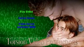 Extreme bondage video featuring a completely submissive twink