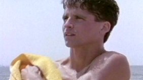 Retro solo video featuring good-looking dudes with big dicks