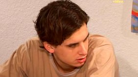 Dark-haired twink gets his tight little asshole punished a bunch